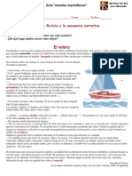 Guia de Comprension de Lectura Lenguaje y Comunicación 6° Básico Mundo Ficticio y Secuencia Narrativa