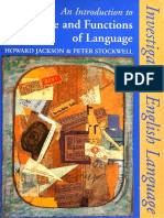 An Introduction To The Nature and Functions of Language