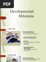 Developmental Milestone