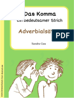 Leseprobe Das Komma - Adverbialsätze