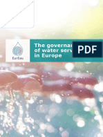 Report on the Governance of Water Services in Europe