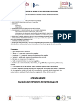 Criterios Que Debera Contener El Informe Tecnico de Residencia Profesional - Plan Estudios 20102 1