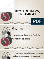 Rhythm in 2S, 3S, and 4S