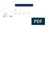 NPV Function: Discount Rate Time Periods 2 3 4 Cash Flows NPV $35.9