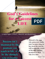 God's Intsruction On Success