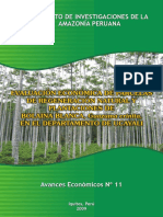 Evaluacion economica de parcelas regeneracion y plantaciones de Bolaina_IIAP