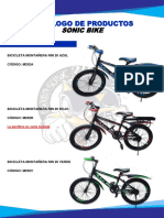 Catálogo Sonic Bike - Precios en Lista de Moto Sonic