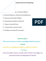 Chapter 1: Introduction To Business Research Methodology
