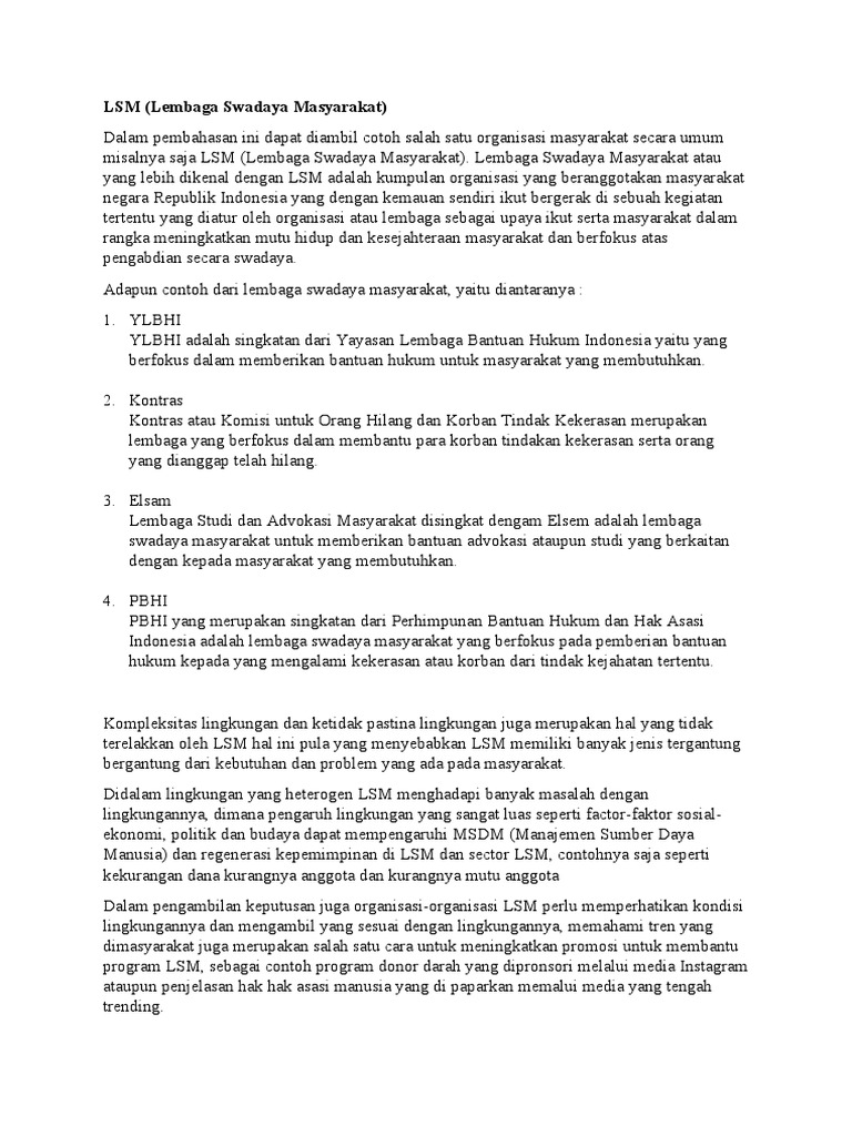 Warga menerima bantuan hukum dari LSM