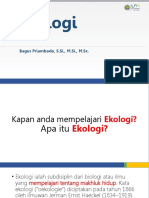 Introduction Ekologi