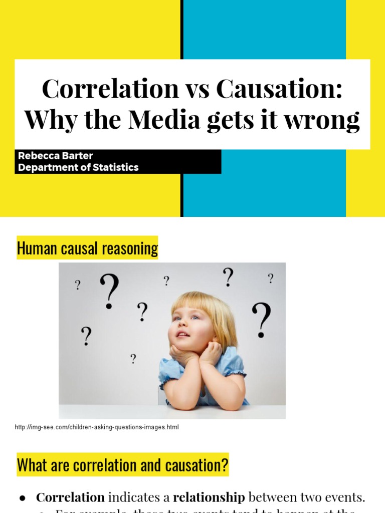 Casuation vs. Correlation  PDF  Causality  Tobacco Smoking Pertaining To Correlation Vs Causation Worksheet