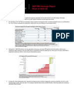 S&P 500 Earnings Report Week of 06 - 01 - 2020