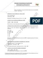 Funciones de costo y demanda en ejercicios de economía