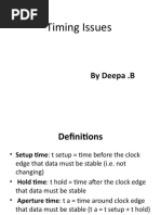 Timing Issues: by Deepa .B