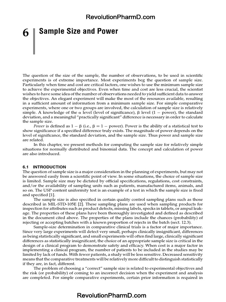 404 Research Methodology | PDF | Sample Size Determination ...