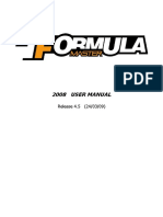 2008 User Manual for NT07 F3 Car