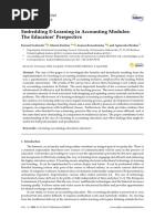 Education Sciences: Embedding E-Learning in Accounting Modules: The Educators' Perspective