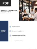 Module 07: Configuring Data Access and Usage: MD-100 Windows 10