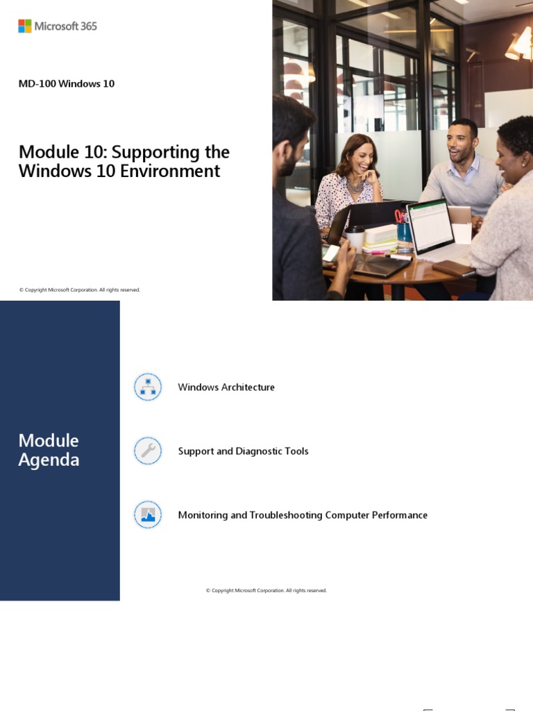 Module 10: Supporting The Windows 10 Environment | PDF | Windows 10 ...