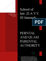 School of Law, D.A.V.V. III Internals: Submitted To: DR - Pooja Khatrepal Submitted By: Isha Verma (2020/16)