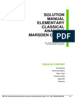 Solution Manual Elementary Classical Analysis Marsden Chap 5 TO8