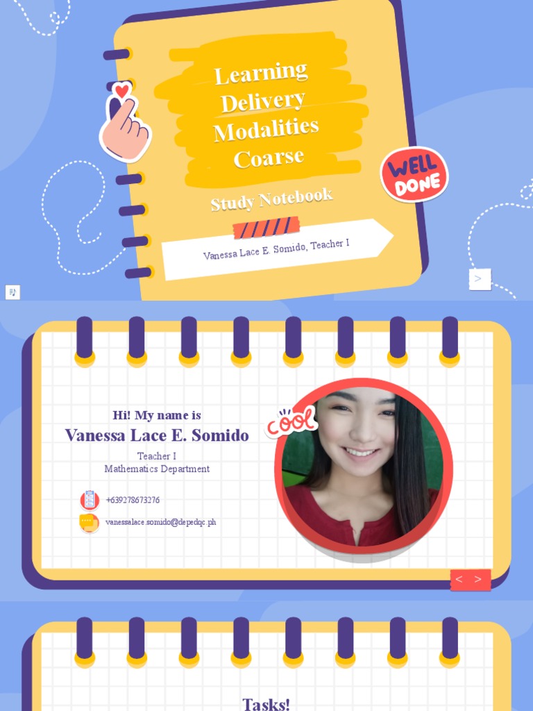 Learning Delivery Modalities Coarse | PDF | Learning | Teachers