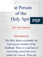 The Person of The Holy Spirit