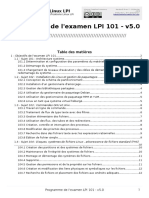 Programme Lpi 101 v5.0