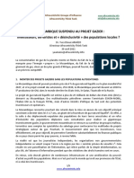 LE MOZAMBIQUE SUSPENDU AU PROJET GAZIER 