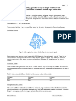 A General Formatting Guide For Essay or Simple Written Work - The Title of Your Document Should Be Around 14pt Font in Bold