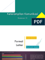 Keterampilan Komunikasi: Pertemuan 10