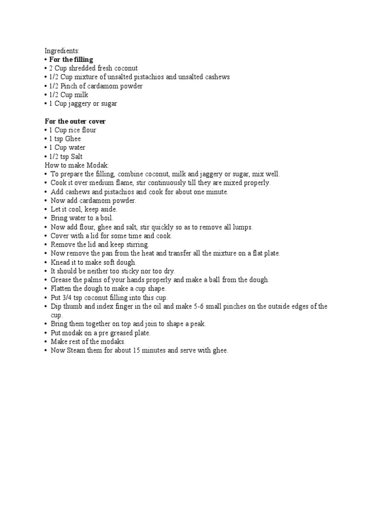 Recipe | PDF | Foods | Cuisine