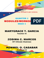 Modules/Worksheets: Marygrace T. Garcia Zosima C. Marcos Rommel O. Casabar