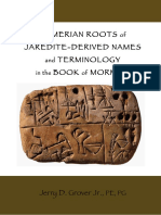 Sumerian Roots of Jaredite-Derived Names1