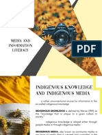 Media and Information Literacy