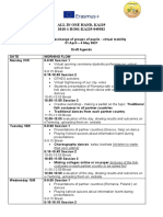 LTTA Agenda, Romania - Virtual Mobility