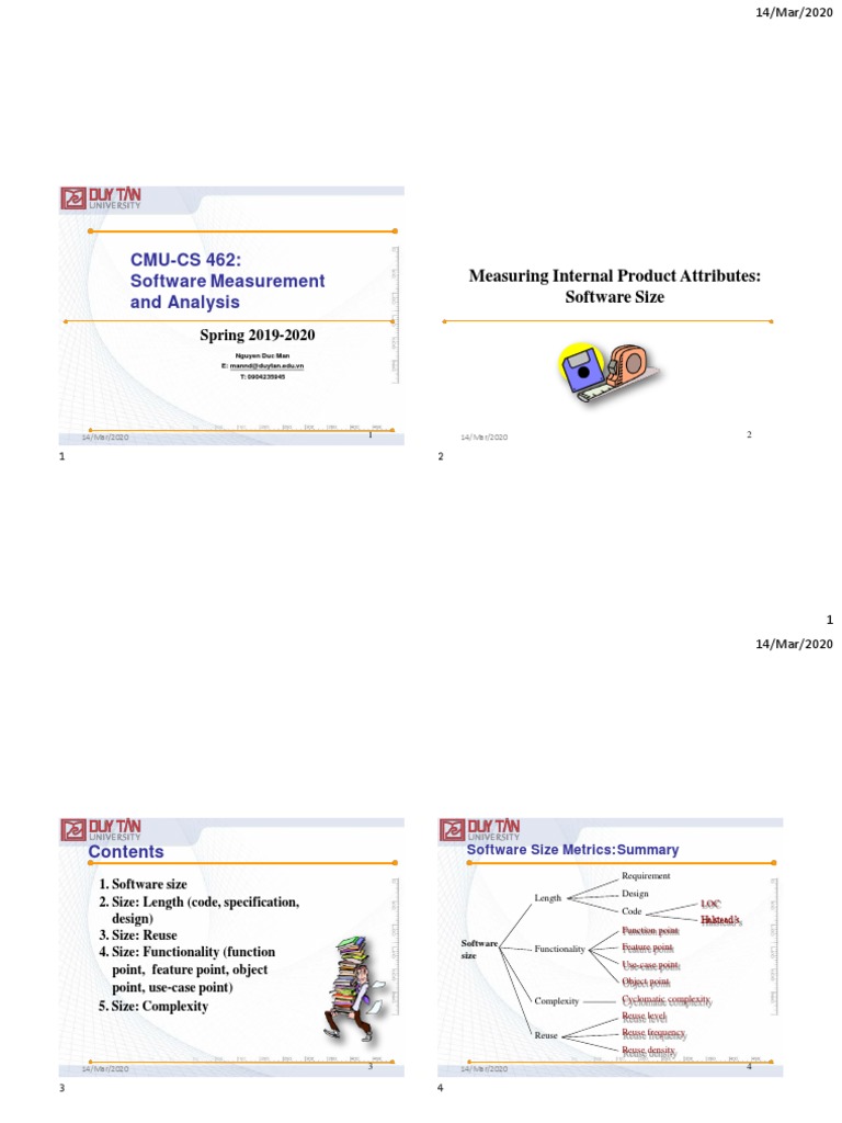 Software Size Measurement Techniques | PDF | Information | Software ...