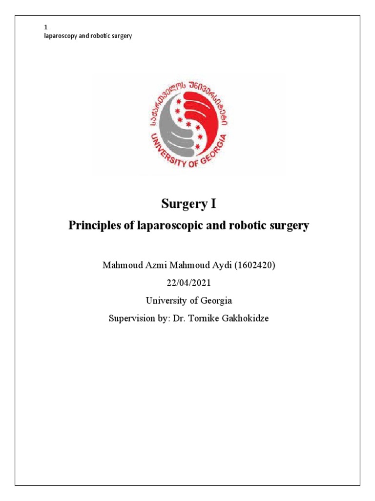 Principles of Laparoscopic Surgery | PDF | Surgery | Medical Specialties