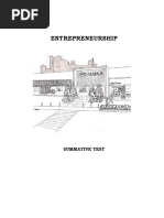 Entrepreneurship: Summative Test