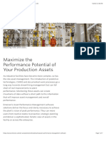 Asset Performance Management Software: Maximize The Performance Potential of Your Production Assets