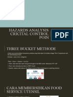Hazards Analysis Cricital Control Poin Sesi 9