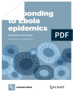 ALNAP Lessons Paper - Responding To Ebola Epidemics 2020