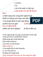 Trắc nghiệm nâng cao chương 4