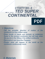 Activity No. 4: Drifted Super Continental