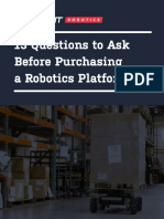 Robotics 13 Questions