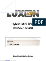 Hybrid Mini DVR: LIN104M/LIN108M