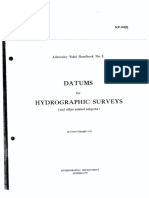 Extract of Admiralty Tidal Handbook n2 - MSL Determination