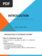 Instructor: Tinsae D. (MSC.) : Cs-224 - Fundamentals of Database System