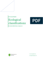 Ecological Classifications Booklet