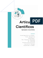 Tres Ejemplos de Articulos Cientificos